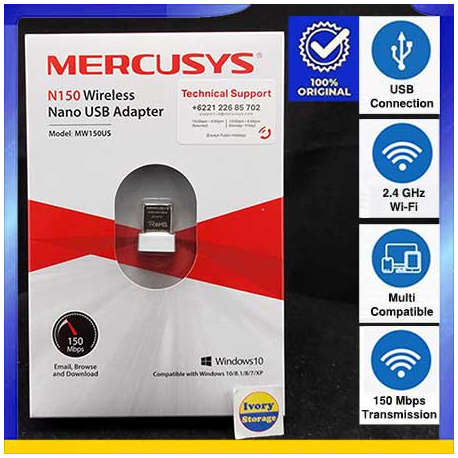 MERCUSYS MW150US 150Mb WiFi USB ADAPTER - 6957939000325