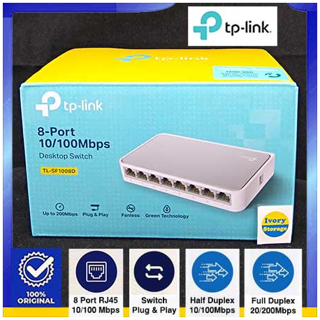 8-Port 10/100M TL-SF1008D TP-Link - 6935364020071