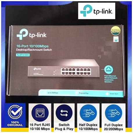 16-Port 10/100M TL-SF1016DS TP-Link - 6935364020880