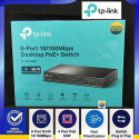 Desktop PoE+ Switch TP-LINK TL-SF1008P 8-Port 10/100Mbps Switch Desktop with PoE