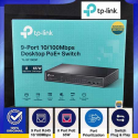 Desktop PoE+ Switch TP-LINK TL-SF1009P 9-Port 10/100Mbps Switch Desktop with PoE