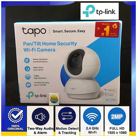 TP-LINK PAN-TILT IP CAMERA TAPO C200 - 6935364088095
