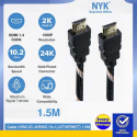 Kabel HDMI NYK 1.5M ver 1.4 Gold Plated