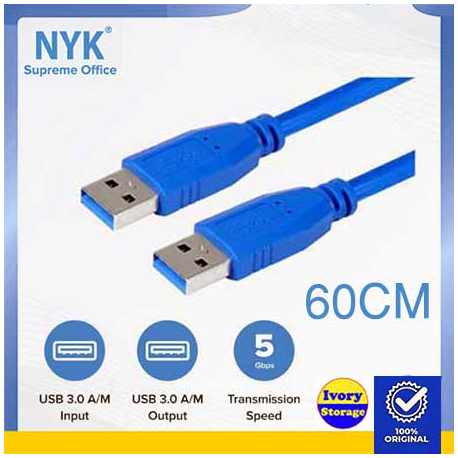 KABEL USB3.0 60CM (AM to AM)