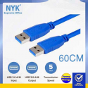 Kabel USB3.0 NYK 60CM (USB3.0 AM to USB3.0 AM)