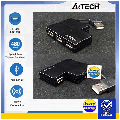 4 Port USB 2.0 Mobile Hub Toshiba - 4026203737228