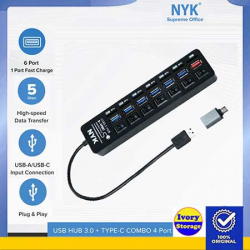 M-TECH 4 PORT USB HUB 3.0 4P-U3