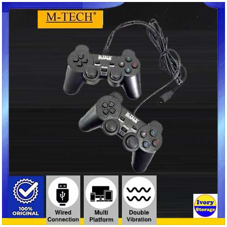 Double shock controller Black Welcom/M-Tech - 10000144000