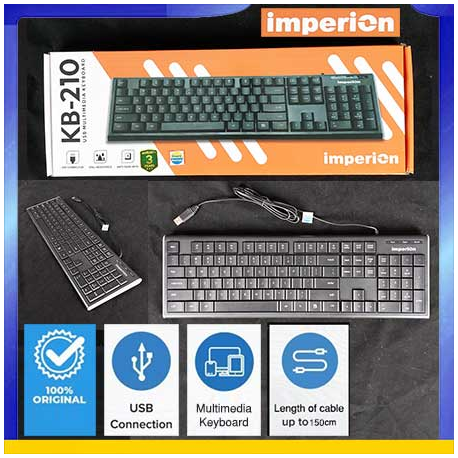 IMPERION KEYBOARD KABEL KB-210 USB