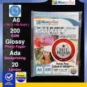 Kertas Foto Blueprint A6 200GSM 20PC Glossy Photo Paper