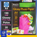 Kertas Foto Blueprint Lite A4 190GSM 20PC Glossy Photo Paper