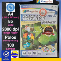 Kertas Inkjet Blueprint A4 85GSM 100PC 2880 dpi Inkjet Paper