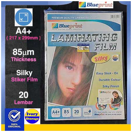 Laminating Film Silky 20PC Blueprint - 8997031730117