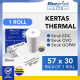 BLUEPRINT LITE THERMAL PAPER ROLL 57x38mm EKONOMIS ISI 10 ROLL (KERTAS STRUK THERMAL 57x38) BP-LITETP57x38