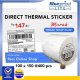 BLUEPRINT LITE DIRECT THERMAL STICKERP 100x150mm @ 400pcs ISI 1 ROLL (STIKER KERTAS THERMAL 40x30)