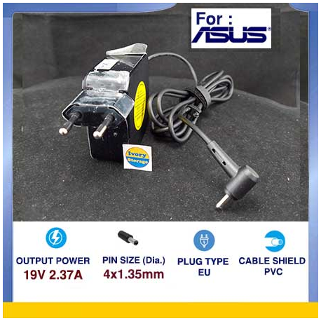 POWER ADAPTOR ASUS 19V 2.37A 4.0mmx1.35mm - 10000223900