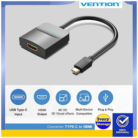 CONVERTER USB 3.1 Type C ke HDMI CLIPTEC (USB-C to HDMI)