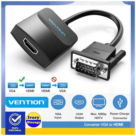 Converter VGA ke HDMI M-Tech Full HD Plus Audio ( VGA-HDMI )