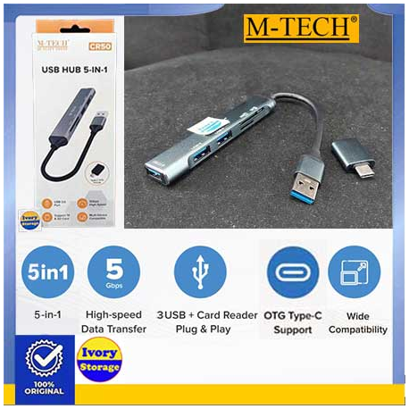 3 Port USB HUB 3.0+Card Reader - 10000286100
