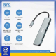 Type-C 6-in-1 Docking Station NYK C6 with USB Hub 3.0 Plus HDMI port