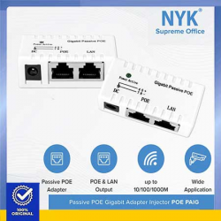 Passive POE INJECTOR NYK 10/100Mbps Adapter