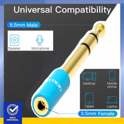Converter Audio Aux 3.5mm Female to 6.5mm male VENTION VAB-S01-L ( Aux-Aux )