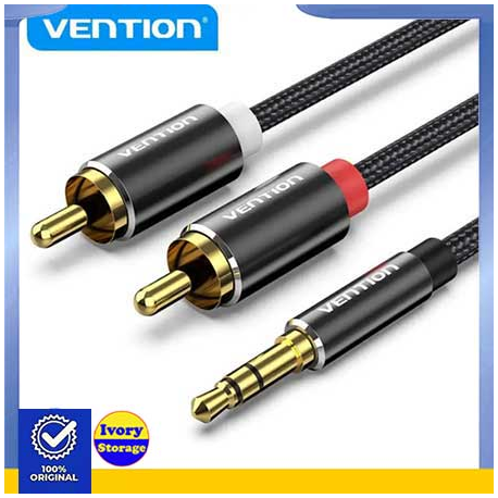 Kabel Audio Aux. 3.5mm to 2 RCA 3m PHILIPS - 8710895993142