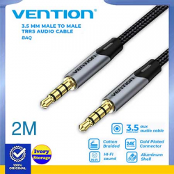 VENTION KABEL AUDIO STEREO TRRS AUX 3.5mm 1m BRAIDED - BAQHF