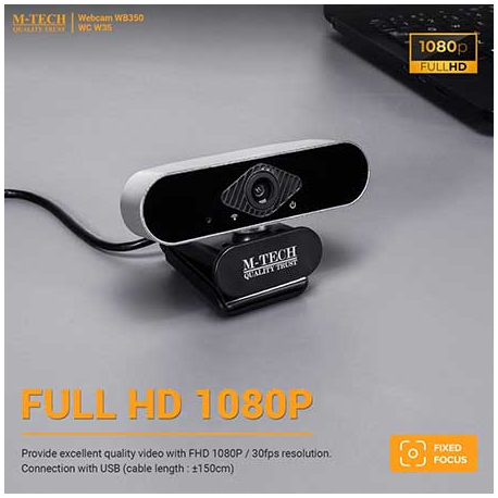 WEBCAM M-TECH WB500 1080P FULL HD