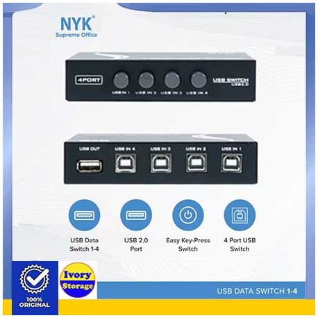 4 Port USB Switch Button - 10000226300
