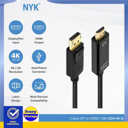 Kabel Displayport ke HDMI Vention 1080P Adapter 1.5 meter ( DP-HDMI )