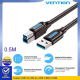Kabel Printer USB2.0 Vention 2M (USB2.0 AM-BM 2M) COQBH