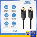 Kabel Display Port NYK 3m  V1.2 4K 60Hz (DP-DP)